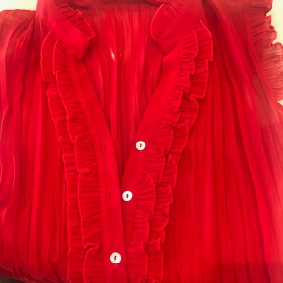 Gorgeous Red Ruffle Dress - Picture 8 of 8